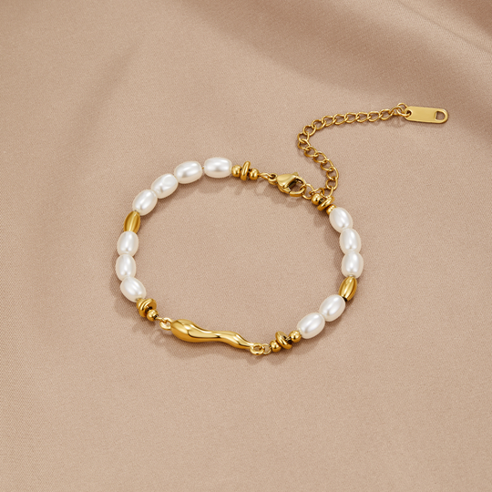 Lovina ferskvatnsperluarmband