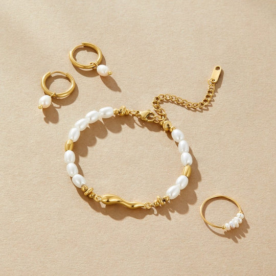 Lovina ferskvatnsperluarmband