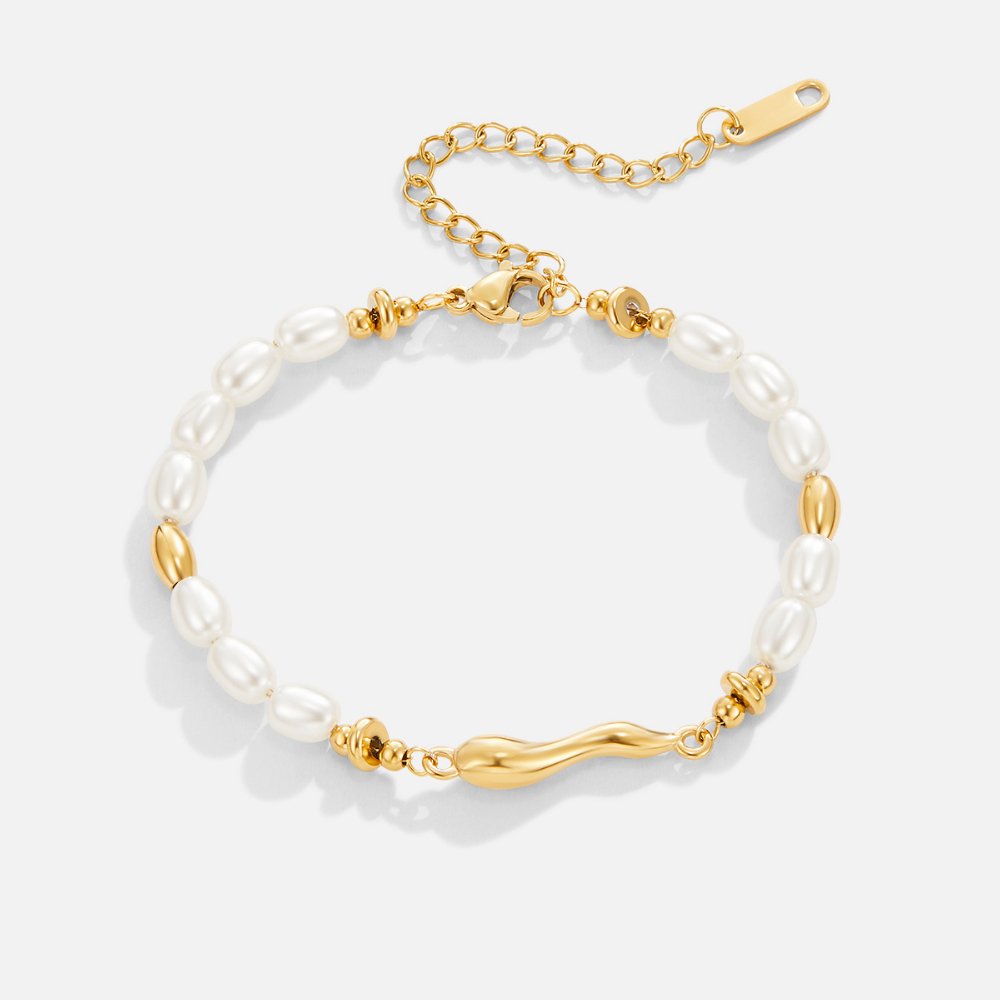 Lovina ferskvatnsperluarmband