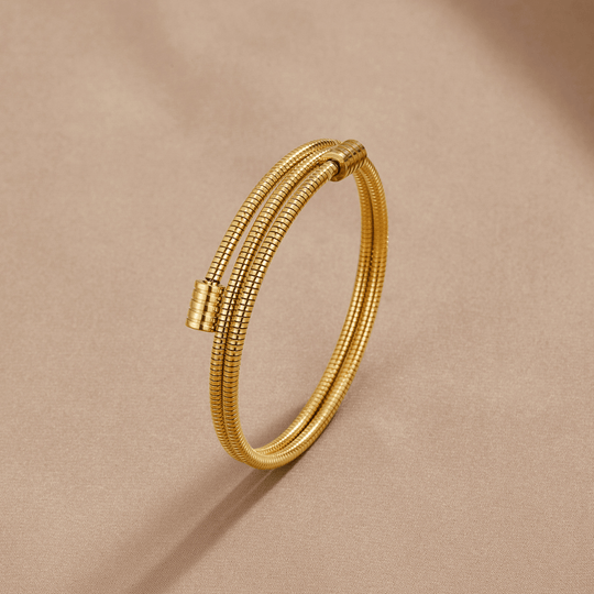 Gullfléttað armband